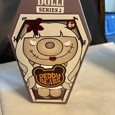 Deddy Bears 5  Plush Dolli In Coffin Brand New