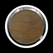 HT-153 1833 Hard Times Token - Robinsons & Jones - Attleboro Mass. (57853)