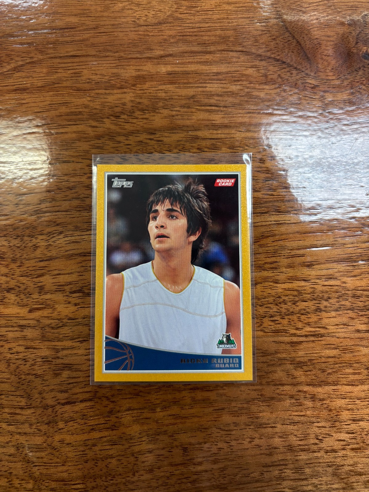 Ricky Rubio Topps 2009-2019 Rookie Card #317 - Gold Border /2009 26411