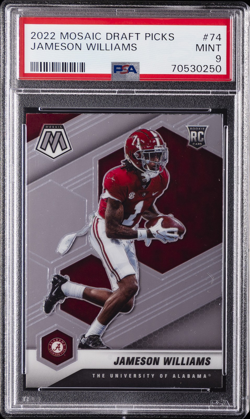 Jameson Williams Panini Mosaic Draft Picks #74 Base