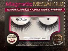 Ardell Magnetic Mega Hold 051 Black Eyelashes Full Volume Reusable NEW