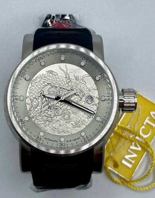 Invicta S1 Rally Yakuza Auto Men's Watch - 48mm, Black, Red w