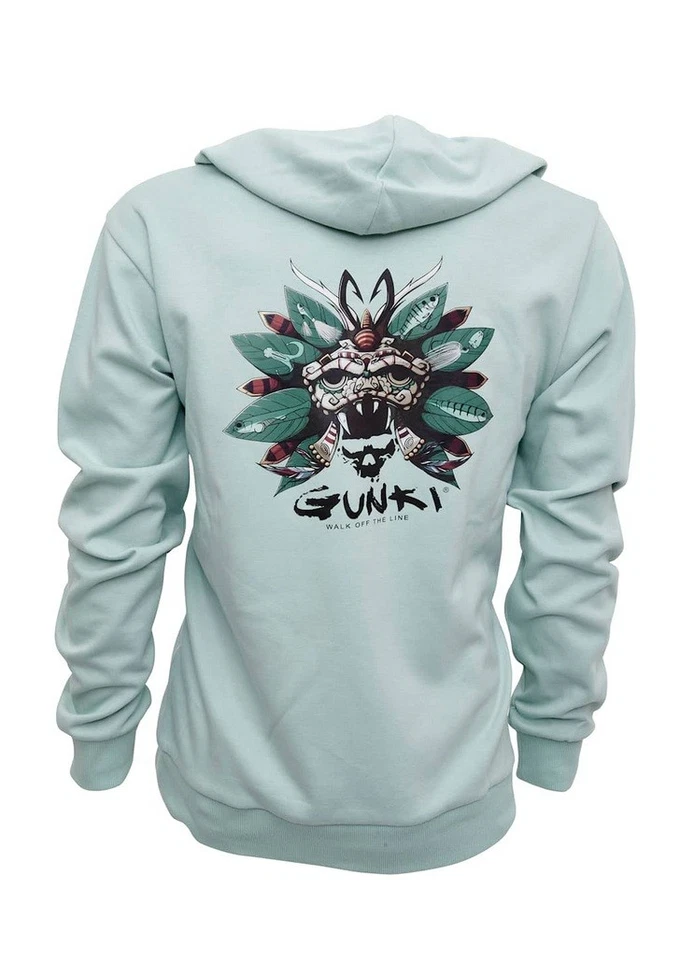 GUNKI Chief Grün Hoody Sweat à Capuche Isolé Unisexe Gr. M-XXXL - Photo 2/2