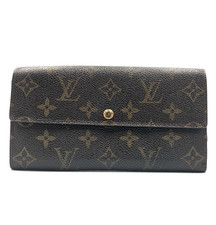 Louis Vuitton LV Monogram Sarah Wallet M61734 Brown Auth