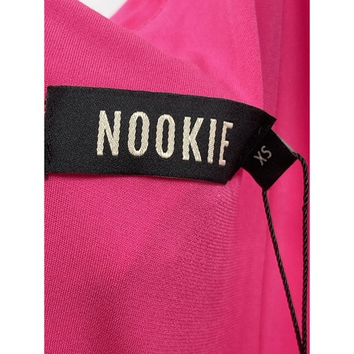 Nuevo con etiquetas Vestido Nookie Aria Un Hombro Rosa Neón Talla XS - Imagen 15 de 15