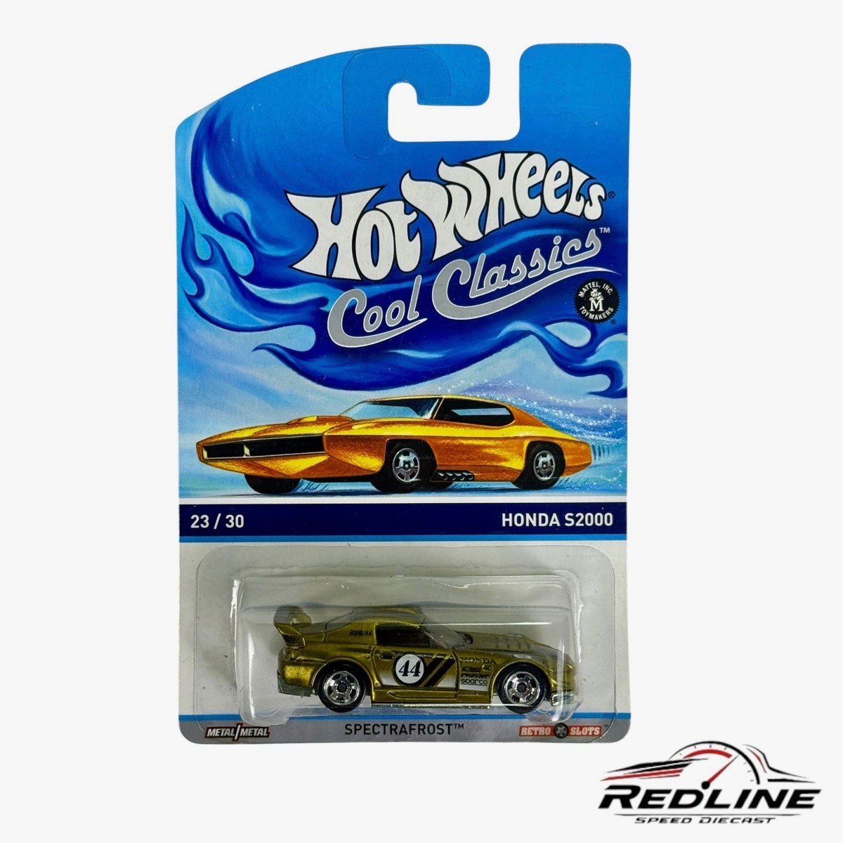 Hot Wheels Cool Classics Honda S2000 Gold #44 Spectrafrost H13 | eBay