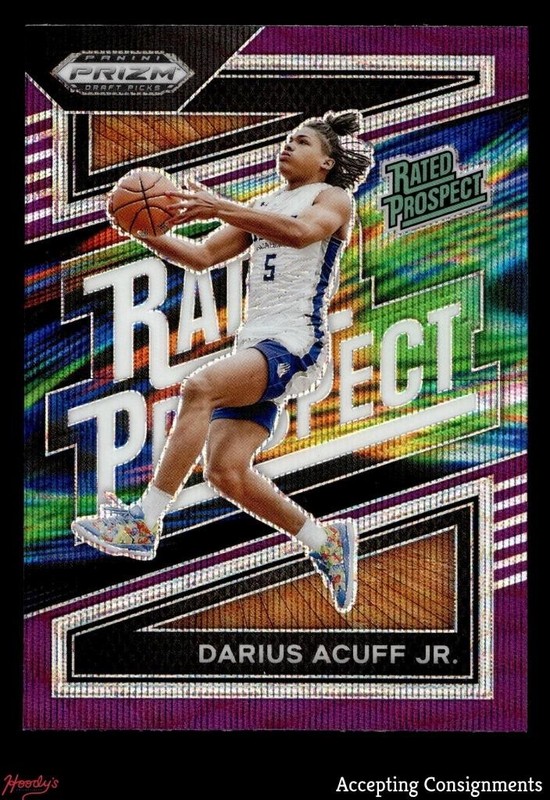 2024-25 Panini Prizm Draft Picks Rated Prospect Purple Wave #7 Darius Acuff Jr.
