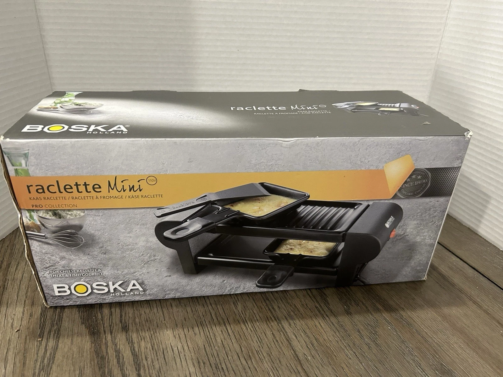 BOSKA Holland Partyclette To Go Raclette Party Cheese Grill / Warmer