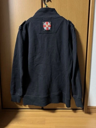 Biohazard Resident Evil Umbrella Black Zip Jacket Size M Unused - product listing photo