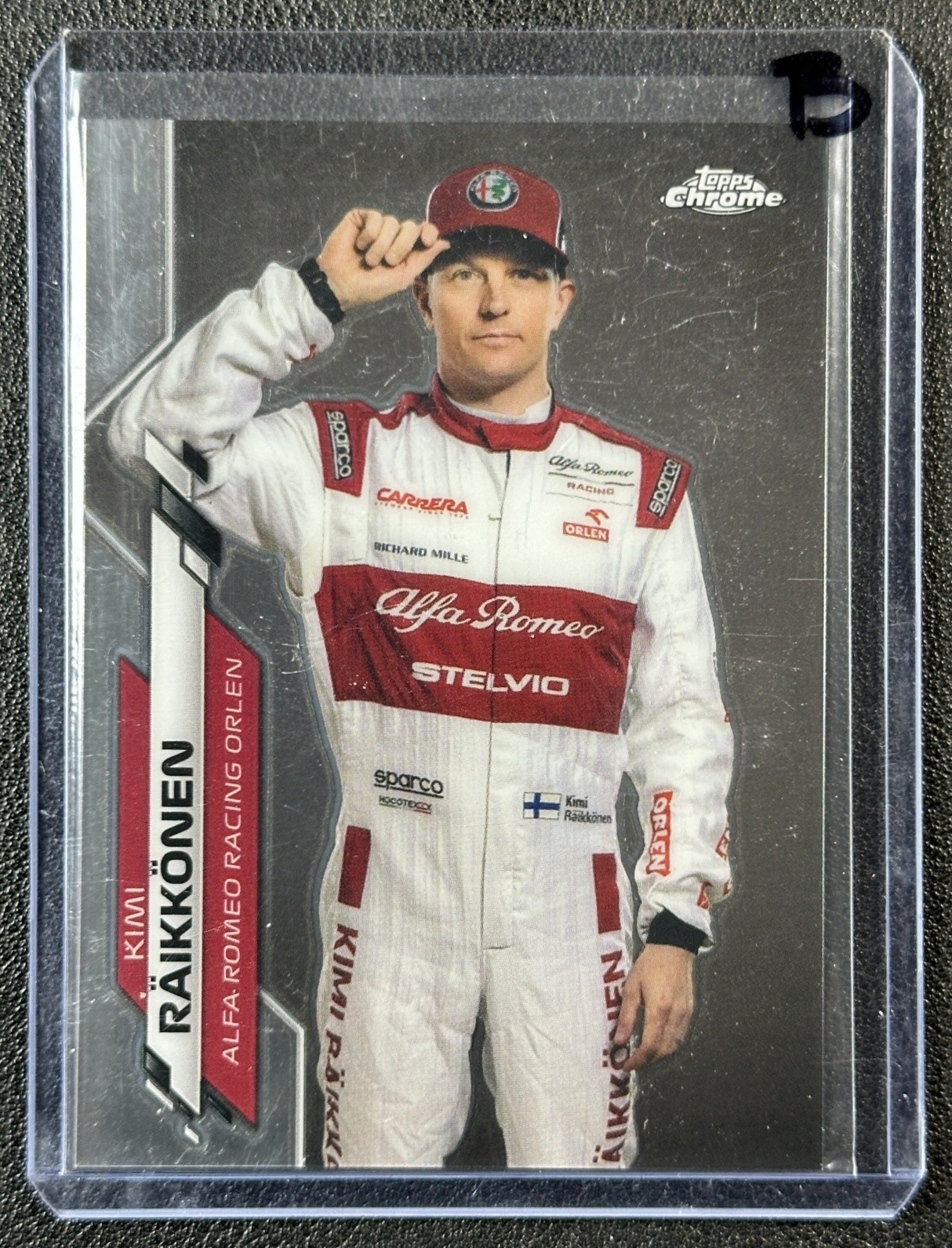 KIMI RAIKKONEN 2020 TOPPS CHROME FORMULA 1 ROOKIE #15 B