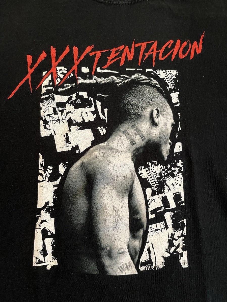XXXTentacion Mens Large Black T-Shirt Hip Hop Rap Merch L | eBay
