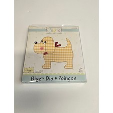 Sizzix Bigz Die 655443 Dena Designs Dog Chien Perro Puppy Steel Rule Die Cut