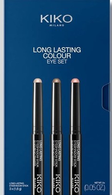 Kiko Milano Box Geschenkset: 3 langanhaltende Lidschatten Stick Farbtöne 3, 5 & 7 UVP 30£