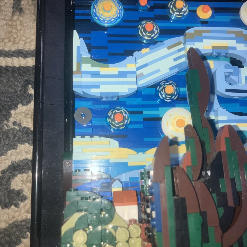 LEGO Ideas: Vincent van Gogh - La noche estrellada (21333) CONSTRUIDO - LEER DESCRIPCIÓN Foto 3 de 4