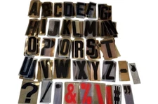 560 Changeable Flex Letters for Portable Outdoor Marquee Signs Vintage Video