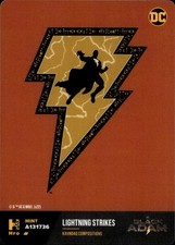 DC Hybrid Trading Card Black Adam Chapter 2 Lighting Strikes A131736