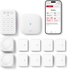 X-Sense Smart Home Sicherheitssystem AS12, Alarmanlage für Tür und Fenster, Code