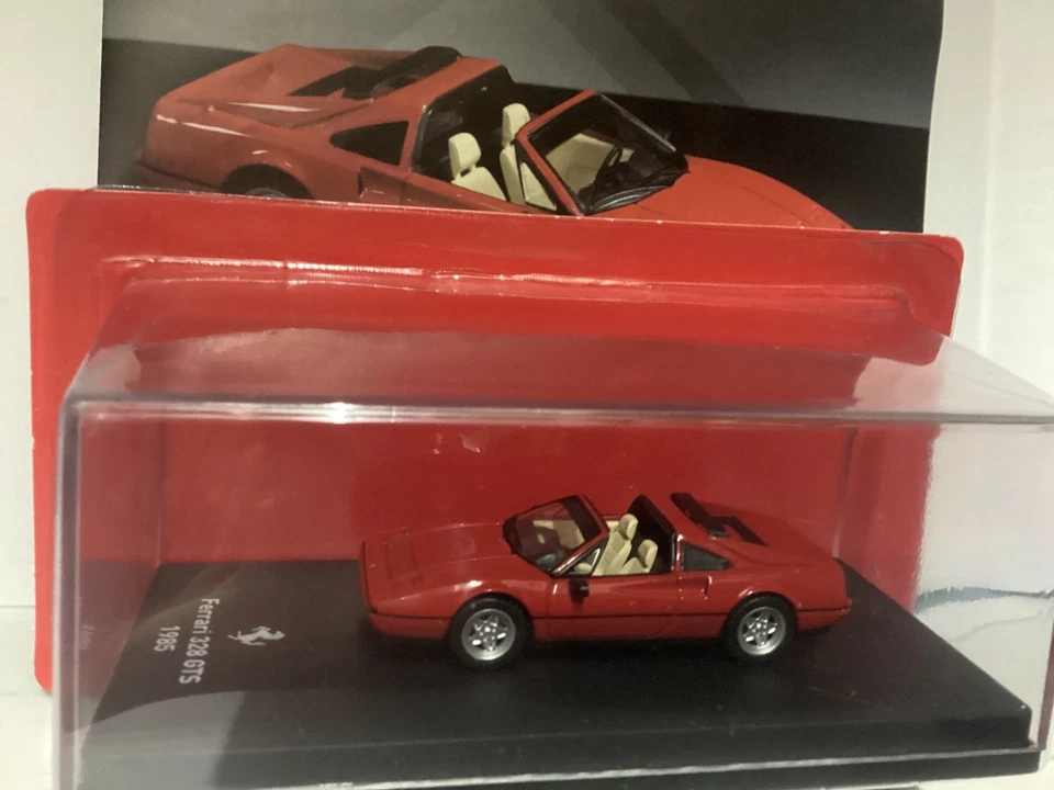 FERRARI 328 GTS 1985   1/64 diecast + BOOKLET Centauria Limited edition - Immagine 2 di 4
