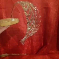 Ricambio lampadario in vetro di Murano foglia bassa cristallo