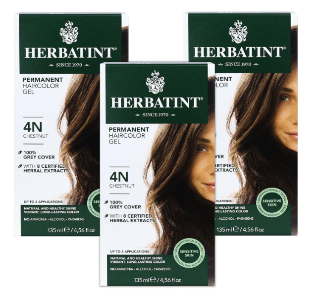 Herbatint Permanent Hair Dye For Women - 4N Chestnut 1pcs