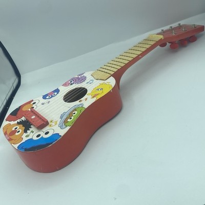 Sesame Street Kids Wooden Guitar Elmo Big Bird Toy Instrument KSE110 2011
