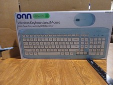 onn Wireless Keyboard Mouse Combo Mint Green ...