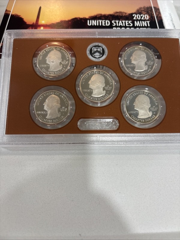 2020 Proof Set CN-Clad  OGP 10 coins - No Extra W Nickel