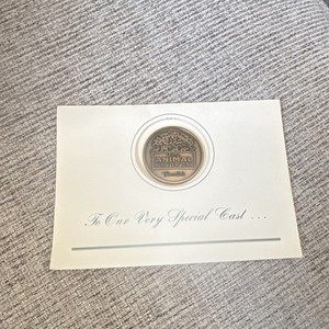 Disney Animal Kingdom Theme Park Commemorative Coin in Presentation Card