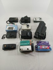 Lot of 7 Cameras 1 Camcorder For Parts/Non-Working 3 Rolls of 35mm Color Film