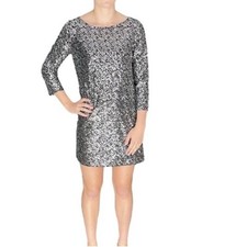 NWT Tahari Sheila Gold Sequin Tunic Mini Party Era’s Tour Night Out Dress 