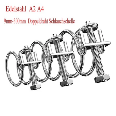 GOO BETTTER 2 Drahtschlauchschelle Drahtschellen Schlauchschelle Spiralschlauch Luftschlauch