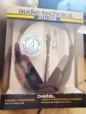 Audio-Technica ATH-308 Kopfhörer Absolut Neu Unbenutzt, Aus Der 90er Jahre
