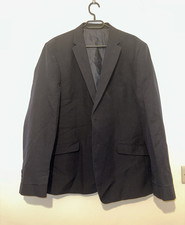 Taylor & Wright Navy Slim Fit 2 Piece Suit 46R 38W Single-Breasted