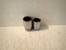 Vng Blackhawk Set Of 2 12point 12 Drive Socket Made In Usa -see Description