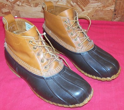 Mens LL Bean Maine Hunting Shoe 10 GW Waterproof Winter Half Boot Insulated Deer