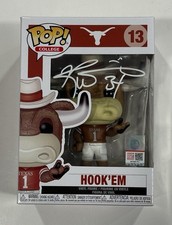Ricky Williams Signed Texas Longhorns Hook Em Funko Pop! #13 Schwartz COA
