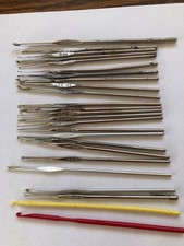 Vintage Crochet Hooks Boye, Lee Ward's, Crowley, Milward  Unbranded 24 Used