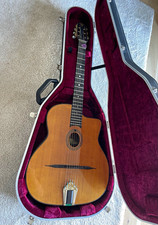 JWC Selmer Replica Gypsy Jazz Guitar. Flamed walnut, Hiscox case, excellent