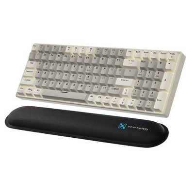 Creamy Mechanical Gaming Keyboard Wireless - 100 Keys Hot-Swappable Retro Des...