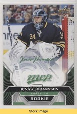 2020 Upper Deck MVP High Series Rookies Green Script Jonas Johansson READ 0qr0
