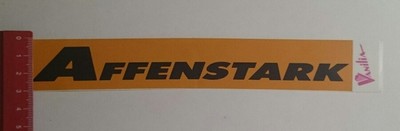 Aufkleber/Sticker: Vanilia Affenstark (031116173)