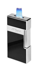 S.T. Dupont Biggy Black Lacquer & Chrome Lighter, 025001, 25001  New In Box