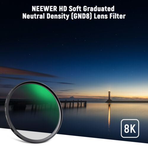 NEEWER 58mm Filtre d'objectif HD Soft GND8 Nano 30 Couches Anti-Rayures - Picture 2 of 8
