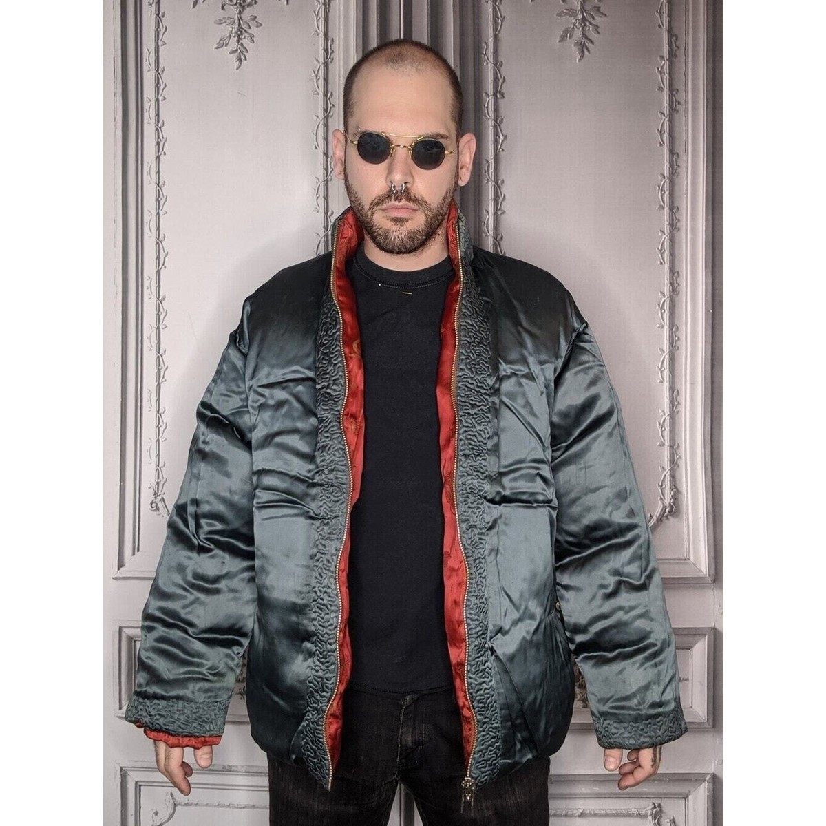 ジャケット・アウター jean paul gaultier homme n-3b coat black Jean Paul Gaultier Runway A/W 2003 Iconic Bondage Straps