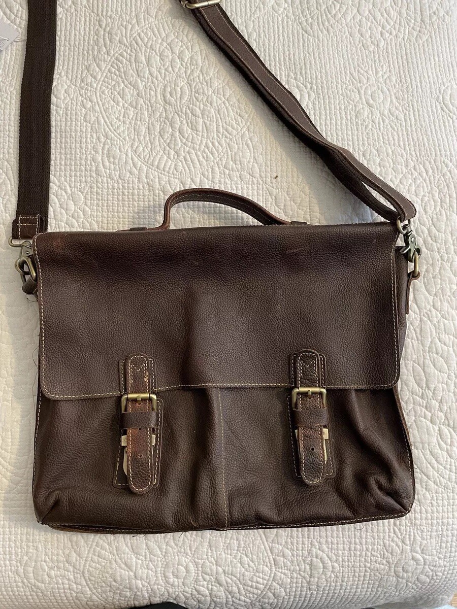 Kattee Men's Leather Messenger Laptop Shoulder Bag Br… Gem