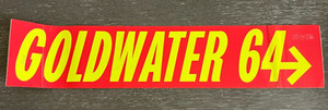 Original 1964 GOLDWATER Presidential Campaign BUMPER STICKER