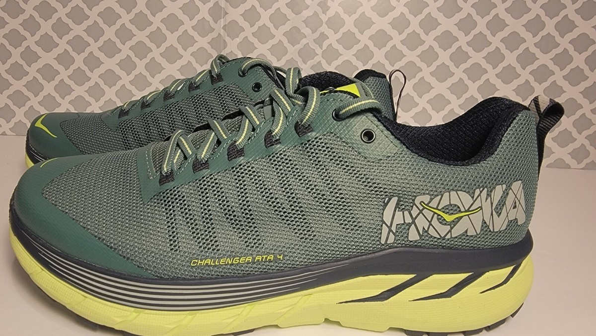 Men Hoka One One Challenger ATA 4 Green Volt Shoes Size 8.5  display picture 3
