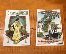 1920’s Art Deco Theater Guide ADVERTISING Winston Motor Kelly Springfield Tire