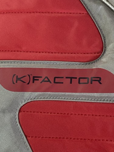 RED Wilson Pro Tour (K) Factor Tennis 2 Sided Racket Bag Backpack - Picture 2 of 11