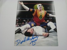 DOINK THE CLOWN (RAY APOLLO) AUTOGRAPHED SIGNED 8X10 PHOTO W/ COA FREE SHIPPING!
